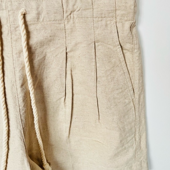 New Madewell Drawstring Pull-On Paperbag Shorts - Picture 7 of 11